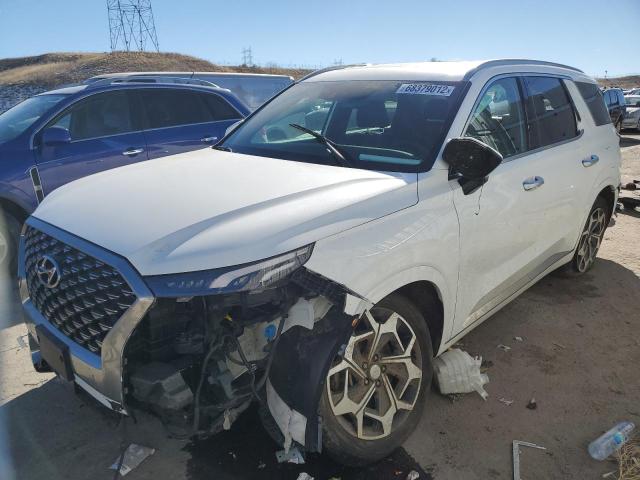 KM8R7DHE2NU384966 - 2022 HYUNDAI PALISADE C WHITE photo 1