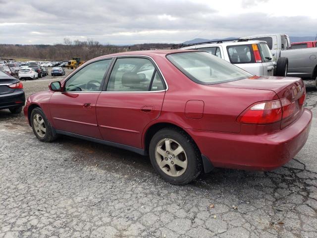 JHMCG6690YC021800 - 2000 HONDA ACCORD SE MAROON photo 2