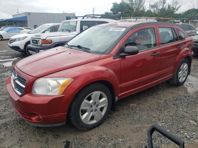 1B3HB48B28D763217 - 2008 DODGE CALIBER SX BURGUNDY photo 1