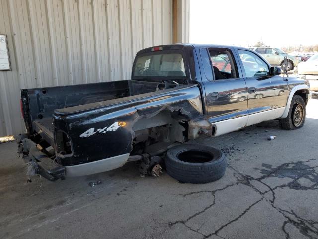 1D7HG48N64S****** - 2004 DODGE DAKOTA QUA BLACK photo 3