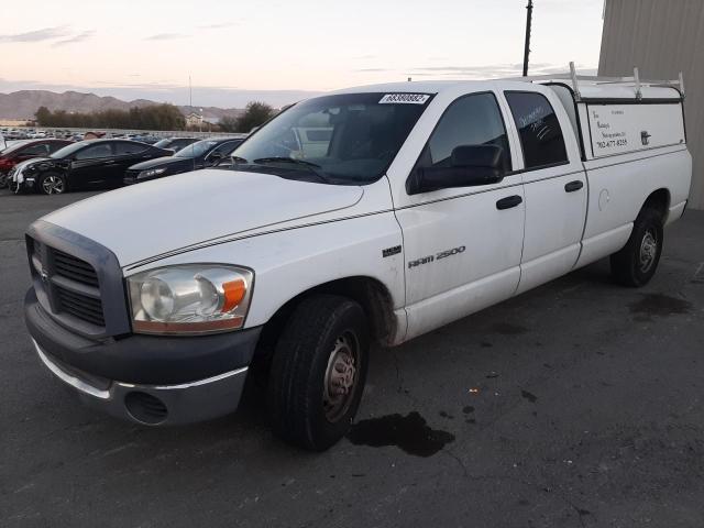 3D7KR28D26G221191 - 2006 DODGE RAM 2500 S WHITE photo 1