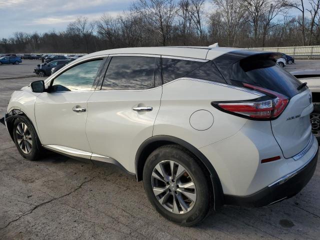 5N1AZ2MH9FN208763 - 2015 NISSAN MURANO WHITE photo 2