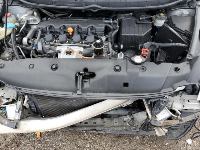 2HGFG11939H509809 - 2009 HONDA CIVIC EXL Srebrny zdjęcie 11