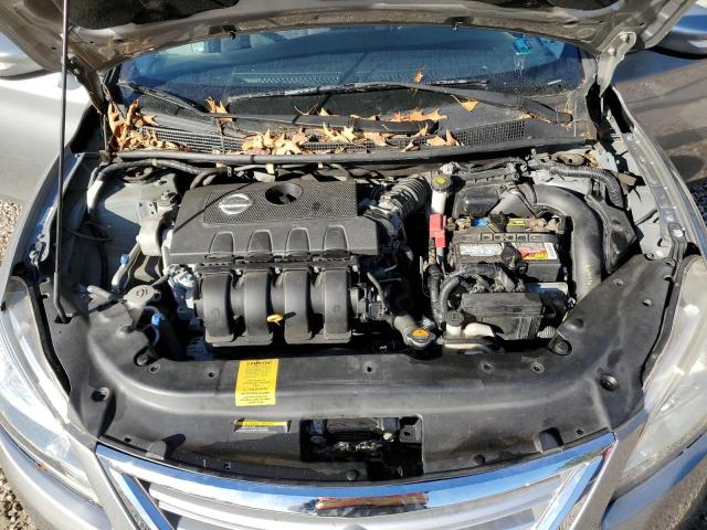 3N1AB7AP5DL674143 - 2013 NISSAN SENTRA S SILVER photo 11