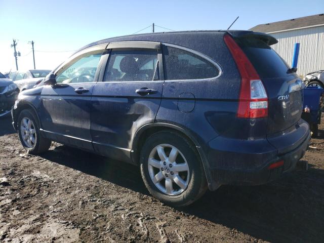 5J6RE48738L037565 - 2008 HONDA CR-V EXL BLUE photo 2