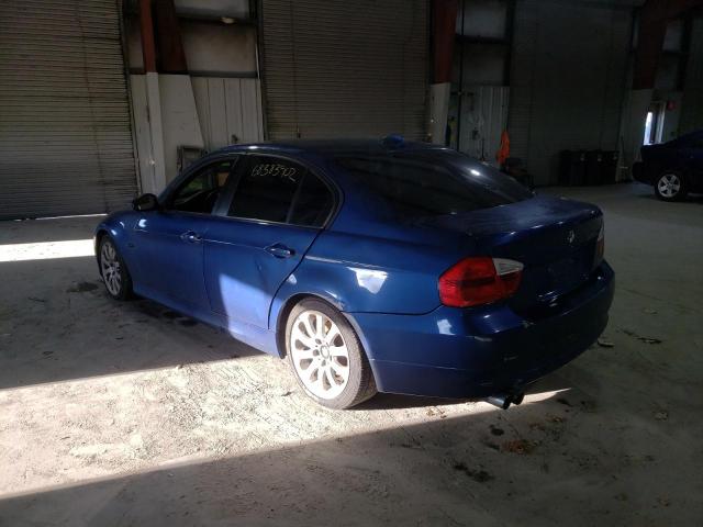 WBAVC935X7KX57542 - 2007 BMW 328 XI BLUE photo 2