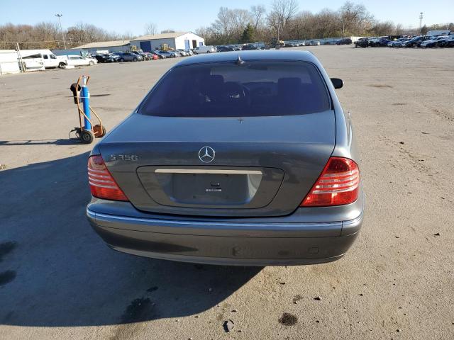 WDBNF67J36A478405 - 2006 MERCEDES-BENZ S 350 GRAY photo 6