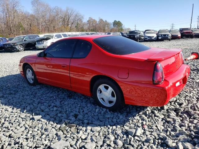 2G1WX12K5Y9380456 - 2000 CHEVROLET MONTE CARL 红色 照片 2