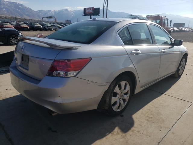 1HGCP26808A075483 - 2008 HONDA ACCORD EXL SILVER photo 3