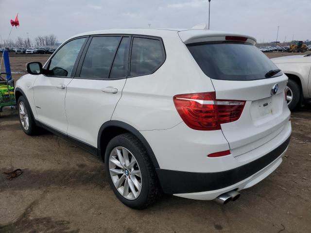 5UXWX9C55E0D32901 - 2014 BMW X3 XDRIVE2 WHITE photo 2