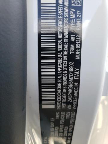 ZASPAKBN5M7D19902 - 2021 ALFA ROMEO STELVIO TI WHITE photo 12