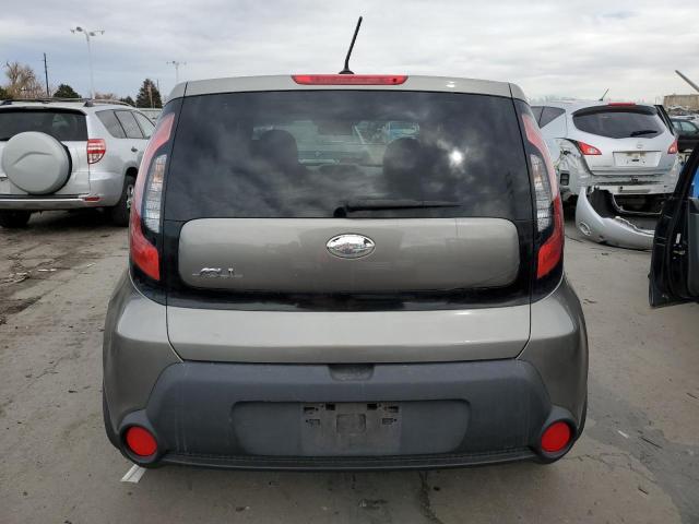 KNDJN2A22E7100200 - 2014 KIA SOUL GRAY photo 6