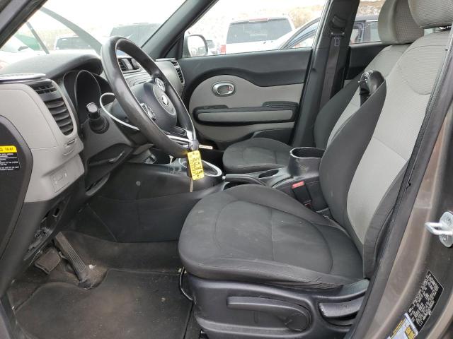 KNDJN2A22E7100200 - 2014 KIA SOUL GRAY photo 7