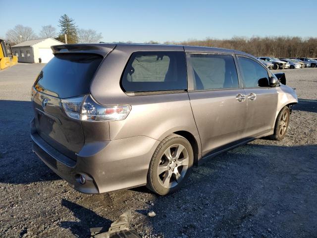 5TDXK3DC9FS659733 - 2015 TOYOTA SIENNA SPO GRAY photo 3