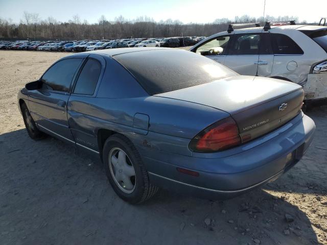 2G1WW12MXW9216007 - 1998 CHEVROLET MONTE CARL BLUE photo 2