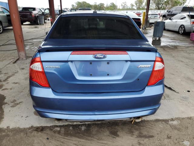 3FAHP0KC3AR106083 - 2010 FORD FUSION SPO BLUE photo 6