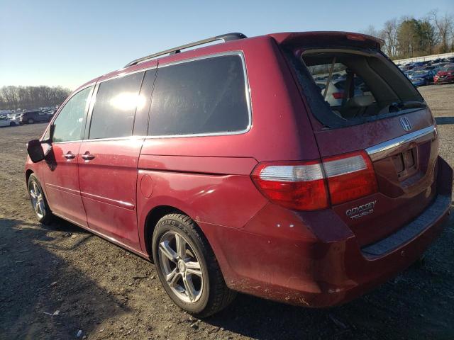 5FNRL38886B014863 - 2006 HONDA ODYSSEY TO MAROON photo 2