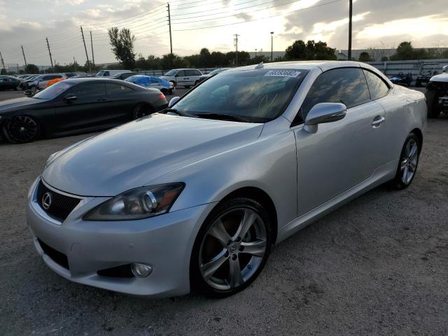 JTHFF2C27D2526829 - 2013 LEXUS IS 250 SILVER photo 1