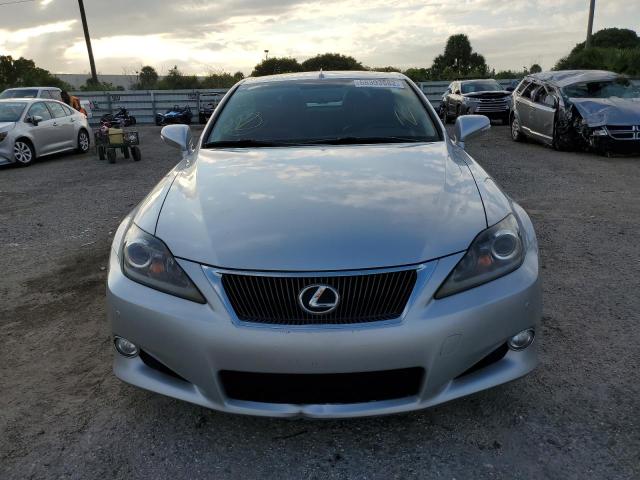 JTHFF2C27D2526829 - 2013 LEXUS IS 250 SILVER photo 5