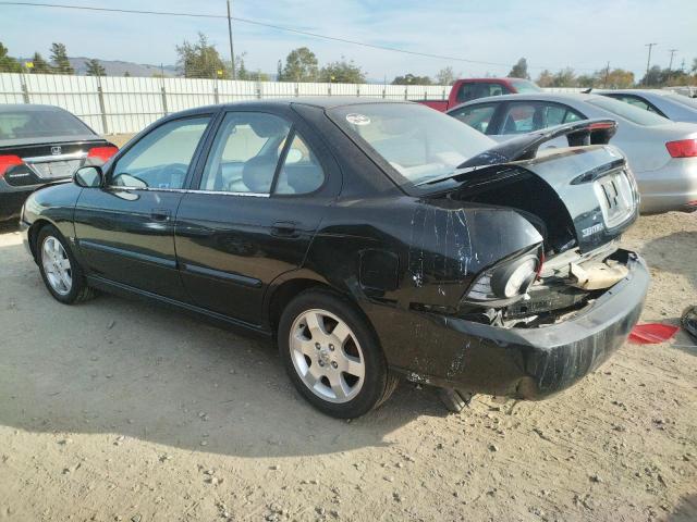 3N1AB51D16L453782 - 2006 NISSAN SENTRA BLACK photo 2