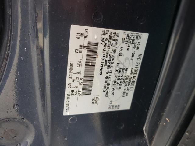 5LMFU27R84LJ39899 - 2004 LINCOLN NAVIGATOR BLUE photo 12