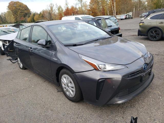 JTDKAMFU5M3151704 - 2021 TOYOTA PRIUS SPEC GRAY photo 4