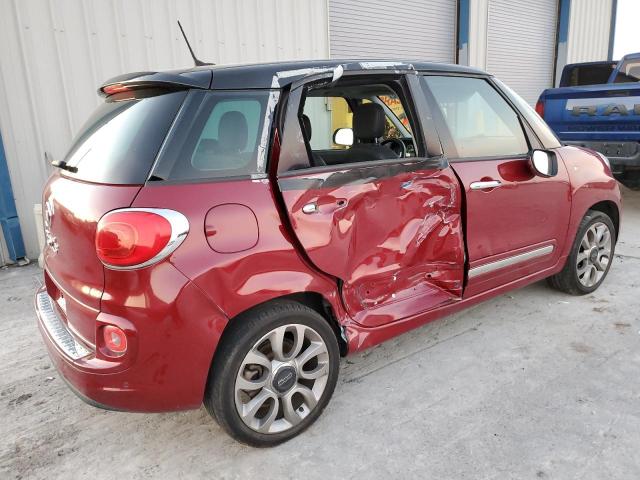 ZFBCFACH5EZ029695 - 2014 FIAT 500L LOUNG RED photo 6