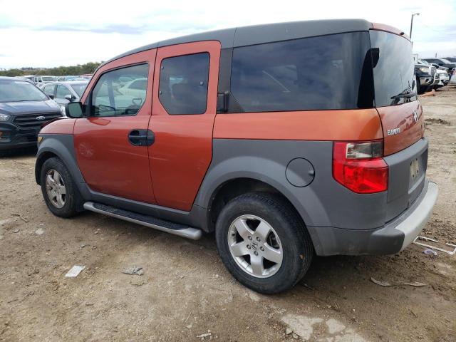 5J6YH28553L009085 - 2003 HONDA ELEMENT EX ORANGE photo 2