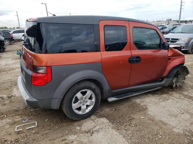 5J6YH28553L009085 - 2003 HONDA ELEMENT EX ORANGE photo 3