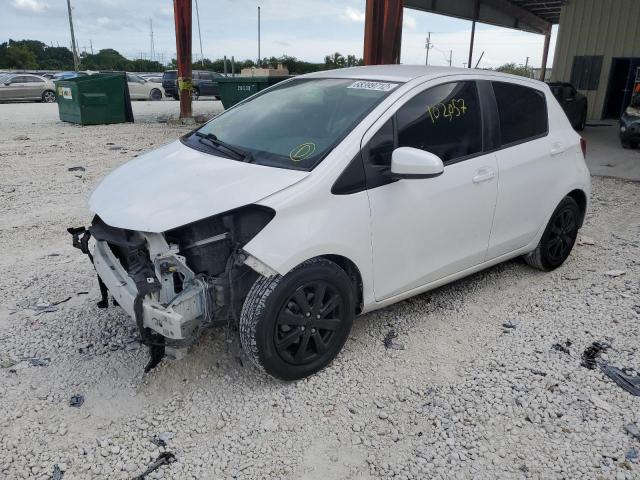 VNKKTUD34GA071046 - 2016 TOYOTA YARIS L WHITE photo 1