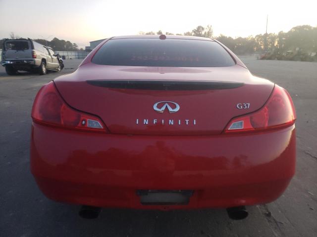 JNKCV64FX9M652273 - 2009 INFINITI G37 RED photo 6