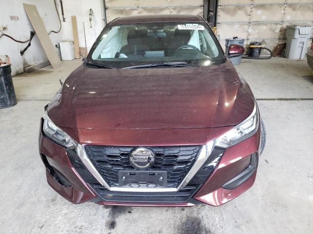 3N1AB8CVXNY262595 - 2022 NISSAN SENTRA SV BURGUNDY photo 5