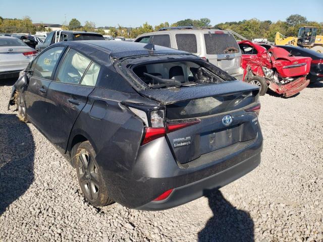 JTDKARFU8L3105571 - 2020 TOYOTA PRIUS L CHARCOAL photo 3