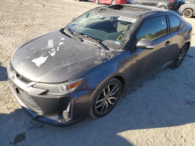 JTKJF5C70GJ019380 - 2016 TOYOTA SCION TC GRAY photo 1