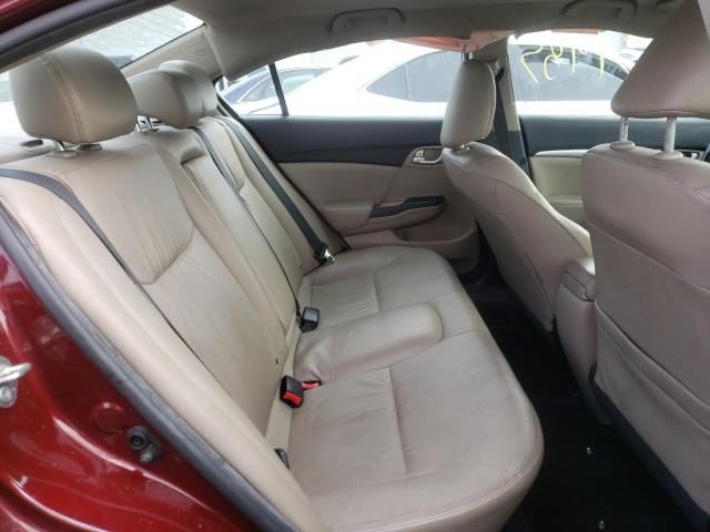 2HGFB2F93FH539319 - 2015 HONDA CIVIC EXL 栗色 照片 10