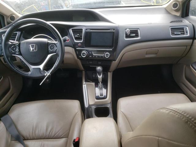 2HGFB2F93FH539319 - 2015 HONDA CIVIC EXL 栗色 照片 8