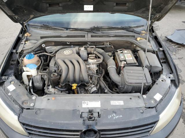 3VW1K7AJ2CM343969 - 2012 VOLKSWAGEN JETTA BASE 黑色 照片 11