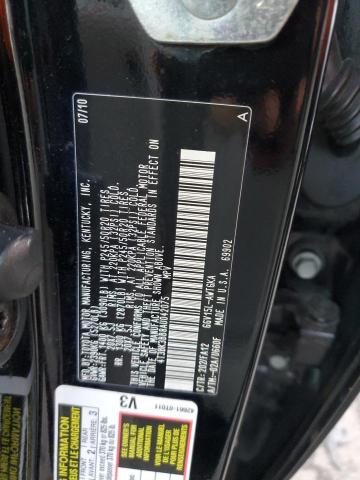 4T3BK3BB8AU042075 - 2010 TOYOTA VENZA BLACK photo 13