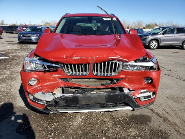 5UXWX9C54G0D74754 - 2016 BMW X3 XDRIVE2 RED photo 5