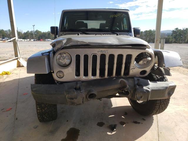 1C4AJWBGXGL120329 - 2016 JEEP WRANGLER S SILVER photo 5