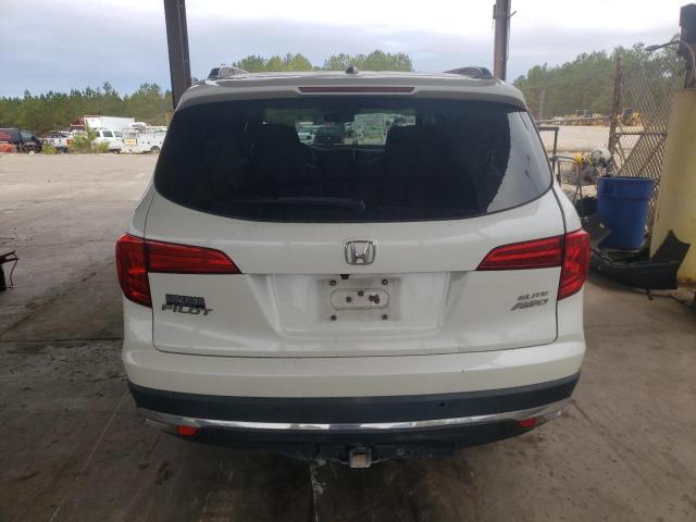 5FNYF6H00HB036258 - 2017 HONDA PILOT ELIT WHITE photo 6