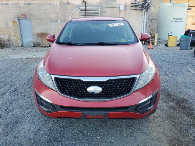 KNDPB3AC0E7562627 - 2014 KIA SPORTAGE B RED photo 5