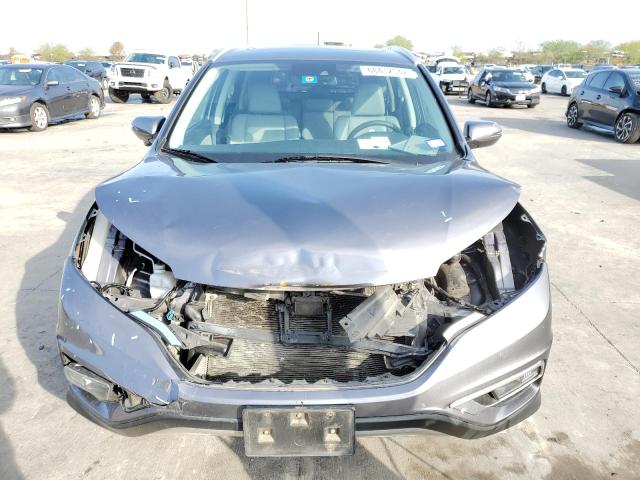 5J6RM3H9XGL021196 - 2016 HONDA CR-V TOURI GRAY photo 5