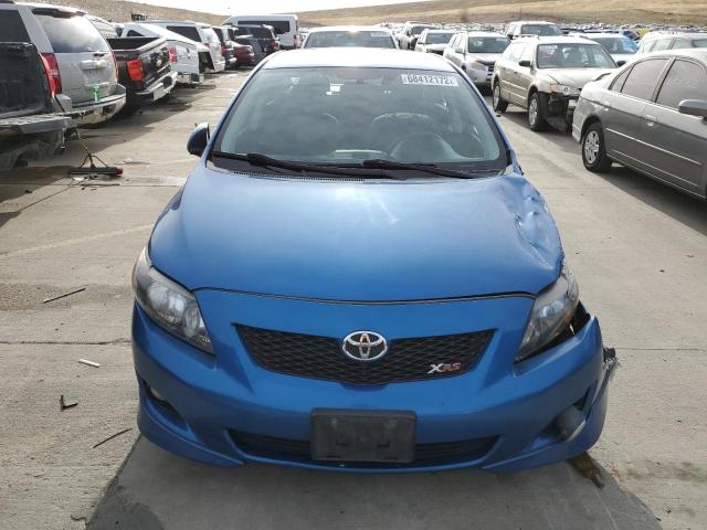 1NXBE40E39Z121457 - 2009 TOYOTA COROLLA XR 蓝色 照片 5