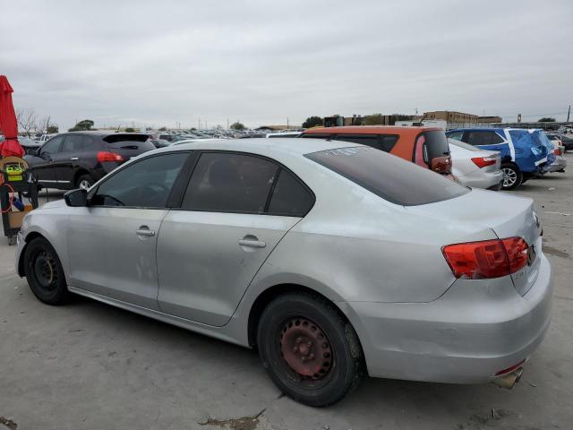 3VW2K7AJ3BM327704 - 2011 VOLKSWAGEN JETTA BASE فضي صورة 2