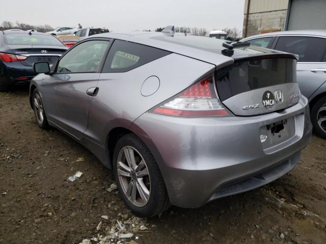 JHMZF1D47CS005308 - 2012 HONDA CR-Z SILVER photo 3