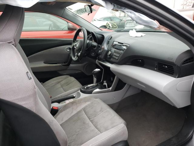JHMZF1D47CS005308 - 2012 HONDA CR-Z SILVER photo 5