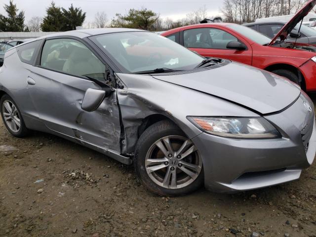 JHMZF1D47CS005308 - 2012 HONDA CR-Z SILVER photo 9