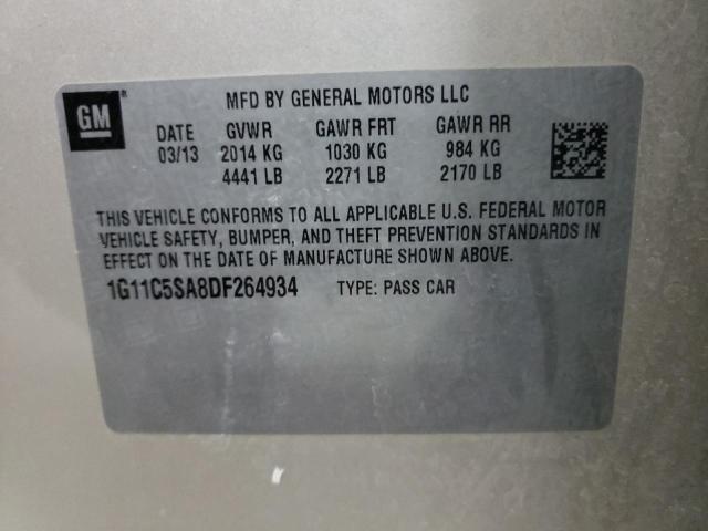 1G11C5SA8DF264934 - 2013 CHEVROLET MALIBU 1LT 棕色 照片 12