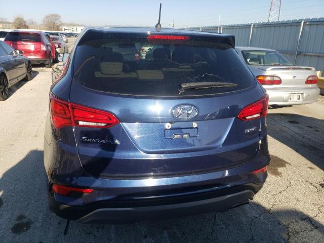 5XYZT3LB7JG524190 - 2018 HYUNDAI SANTA FE S BLUE photo 6